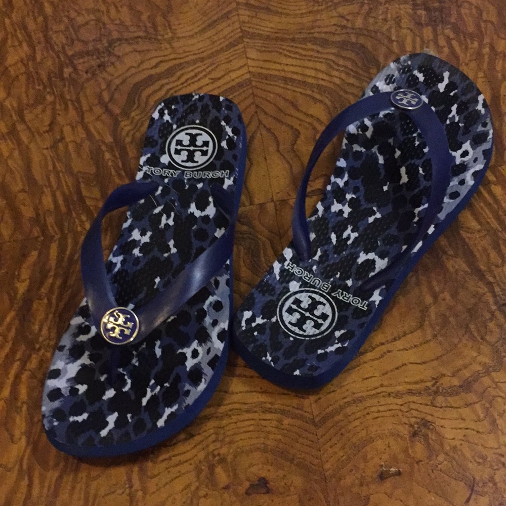 Tory Burch blue sandals